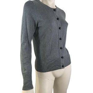 Banana Republic Sweater Cardigan Womens Small Cashmere Cotton Button Crew Neck
